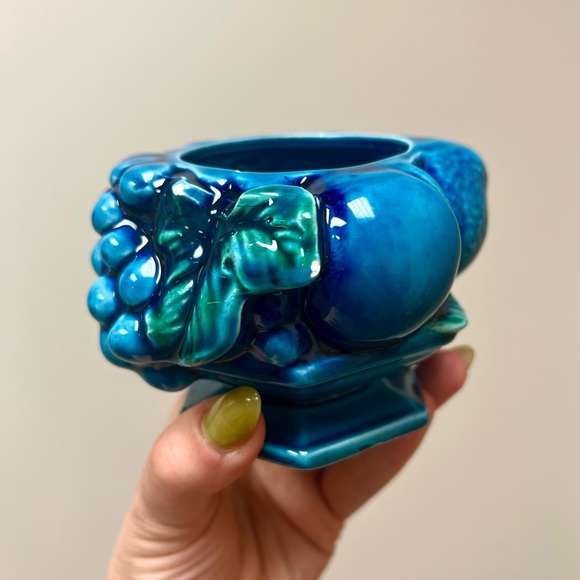 🌟HP!🌟 60s Vintage 🫐 Incarco Mood Indigo 6-Piece Fruit Motif Serving Set - Picture 3 of 10